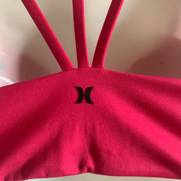 Hurley Max Solid Pull on Bikini Top BNWT $15 - Picture 3 of 9